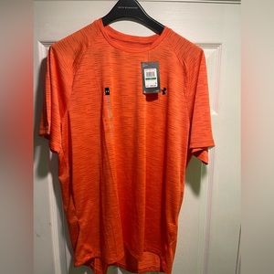 UA tech tee 2.0 orange brand new w/ tags-Size Large